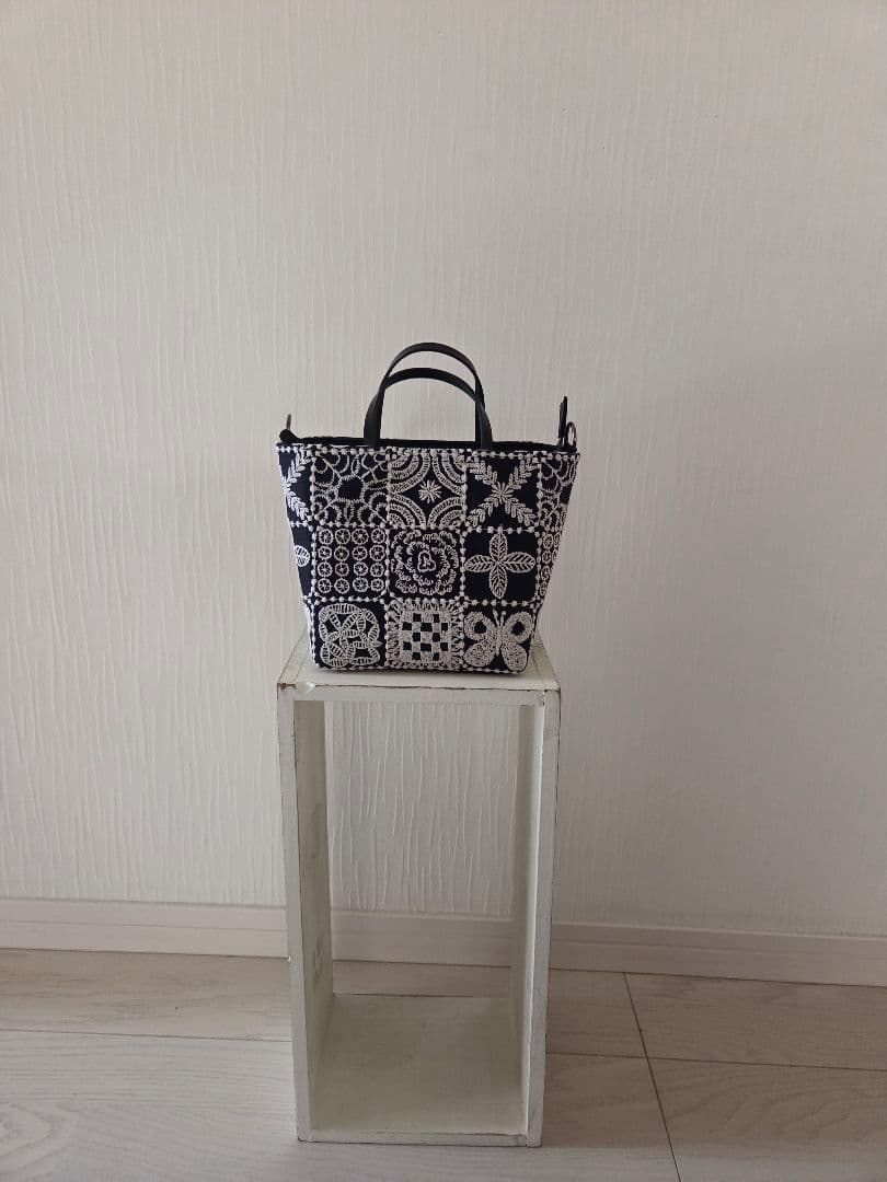 ミナペルホネンハンドメイド2wayポシェットミニバック