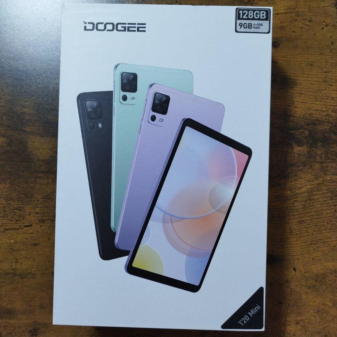8インチタブレット　DOOGEE T20 Mini 128GB 9GB