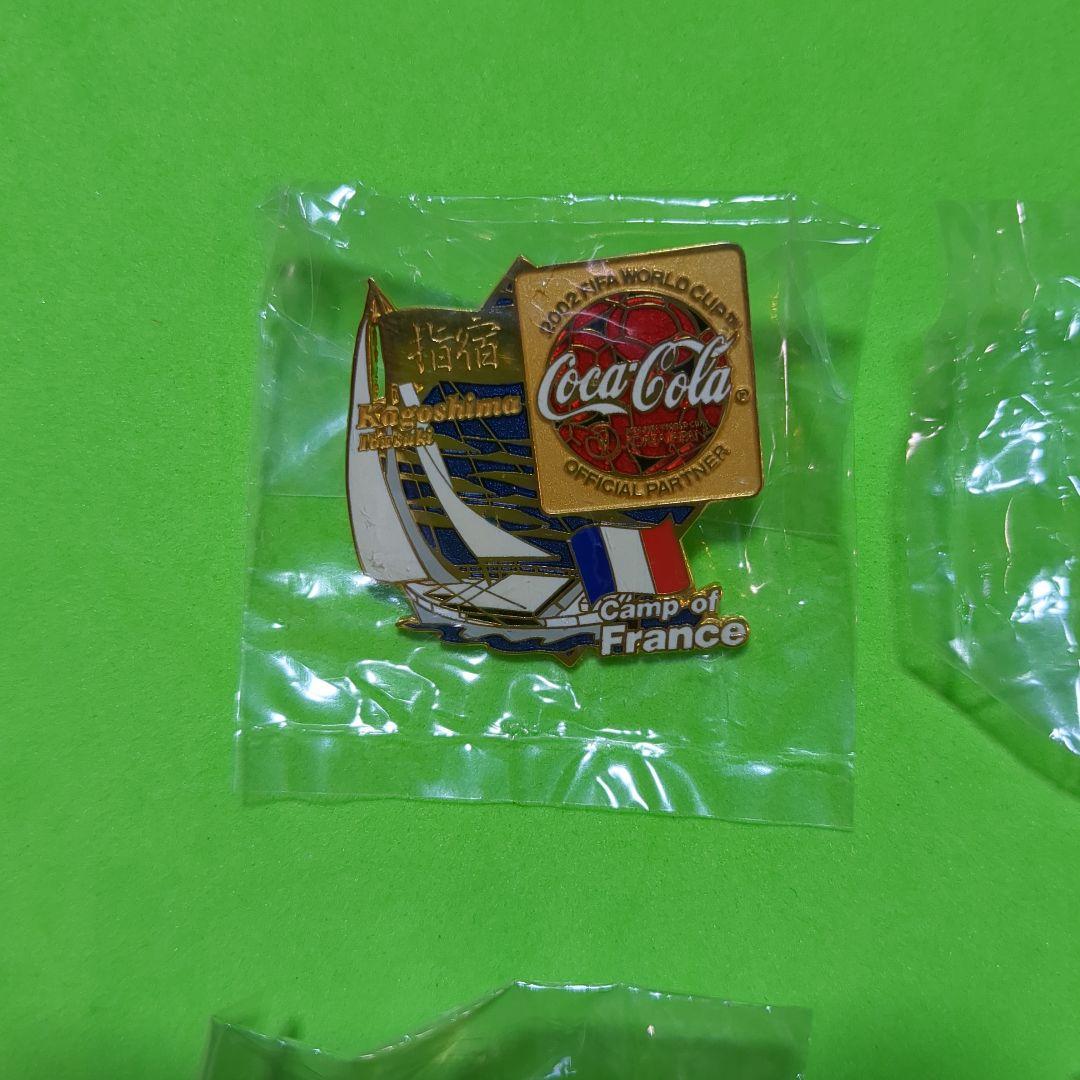 2002年ワールドカップ　コカ・コーラのキャンプ地ピンバッジ
