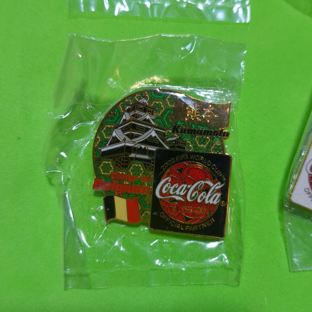 2002年ワールドカップ　コカ・コーラのキャンプ地ピンバッジ