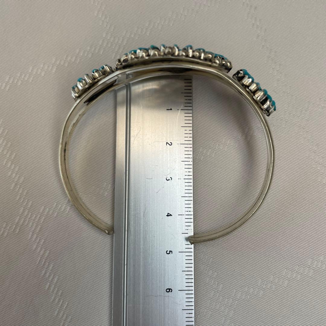 ズニ族スタイル ターコイズ バングル