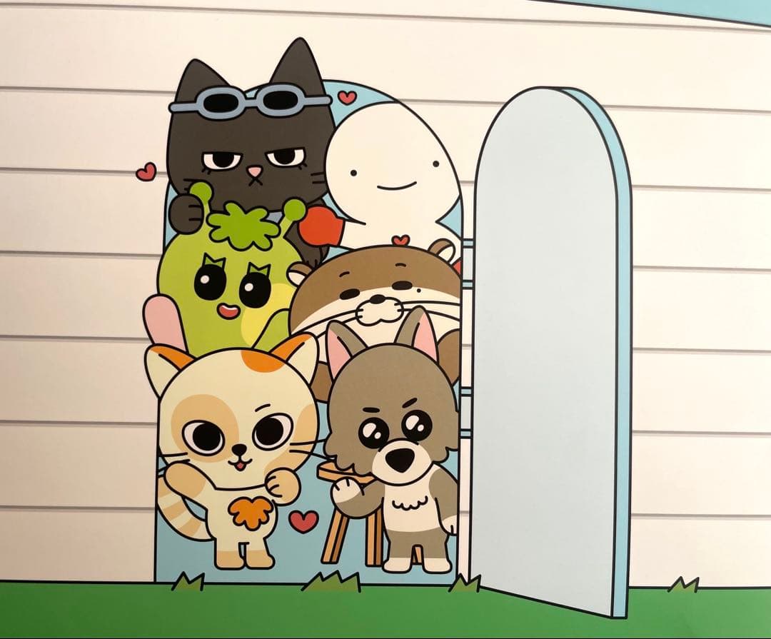 未使用　箱付き　プネクドキーリング　3点　証明写真　トレカ2枚セット　匿名配送