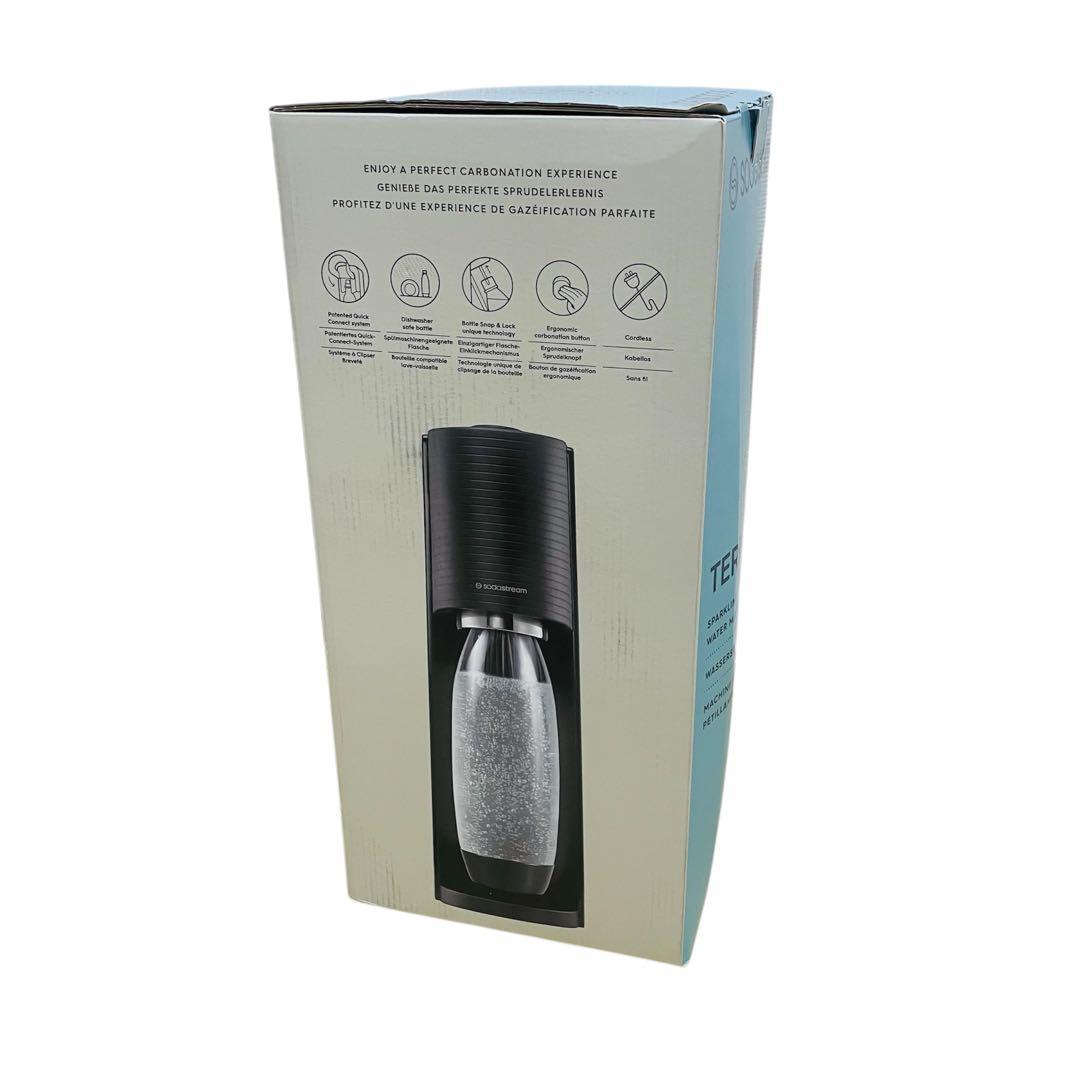 【未使用】sodastream ソーダストリーム TERRA 炭酸水 ブラック