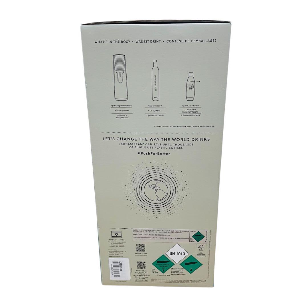【未使用】sodastream ソーダストリーム TERRA 炭酸水 ブラック
