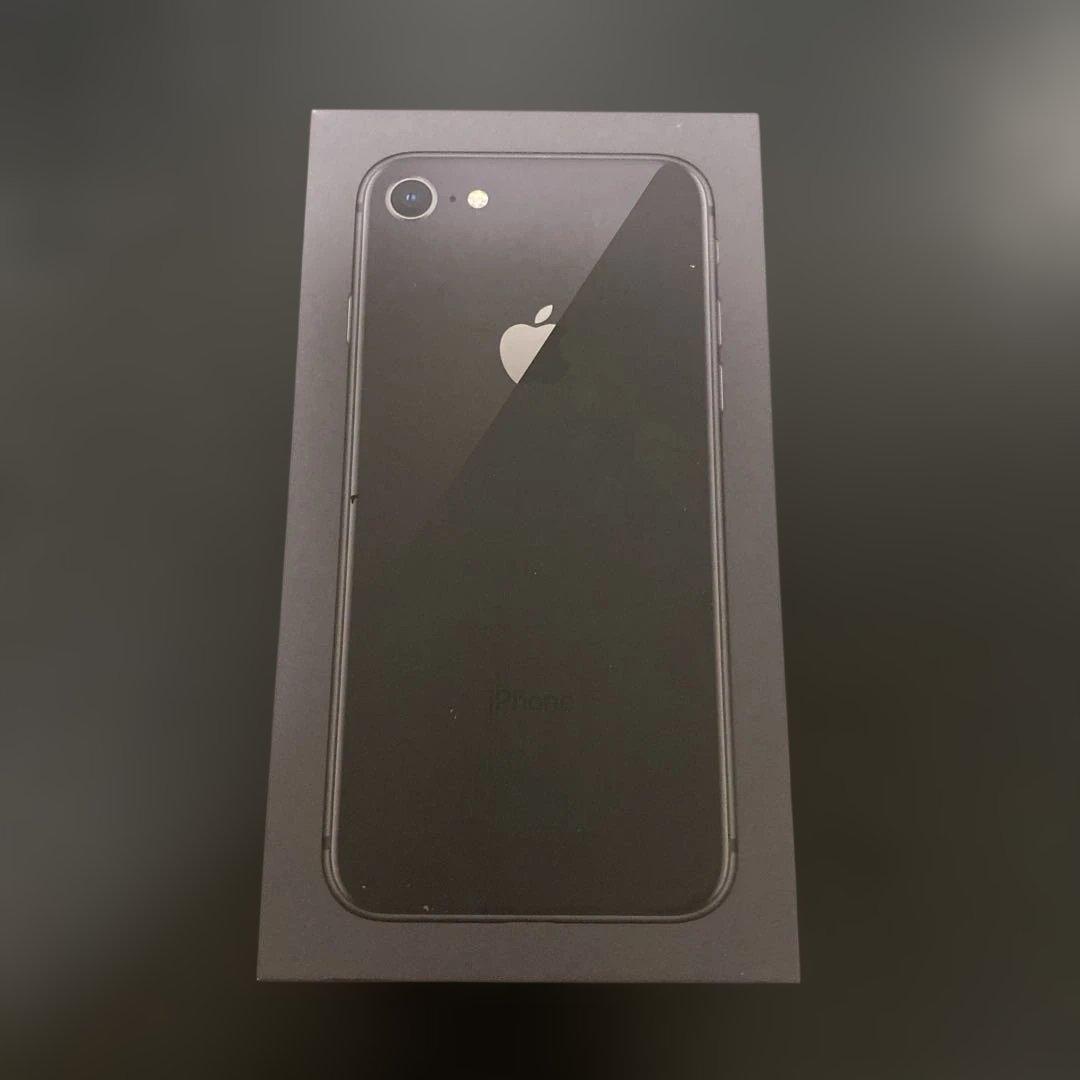 【SIMロック有り】iPhone 8 64GBスペースグレー【箱付き】