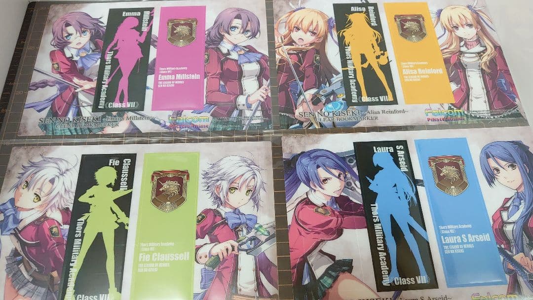 ファルコム 軌跡シリーズ 閃の軌跡 非売品 クリアしおり 全12種セット