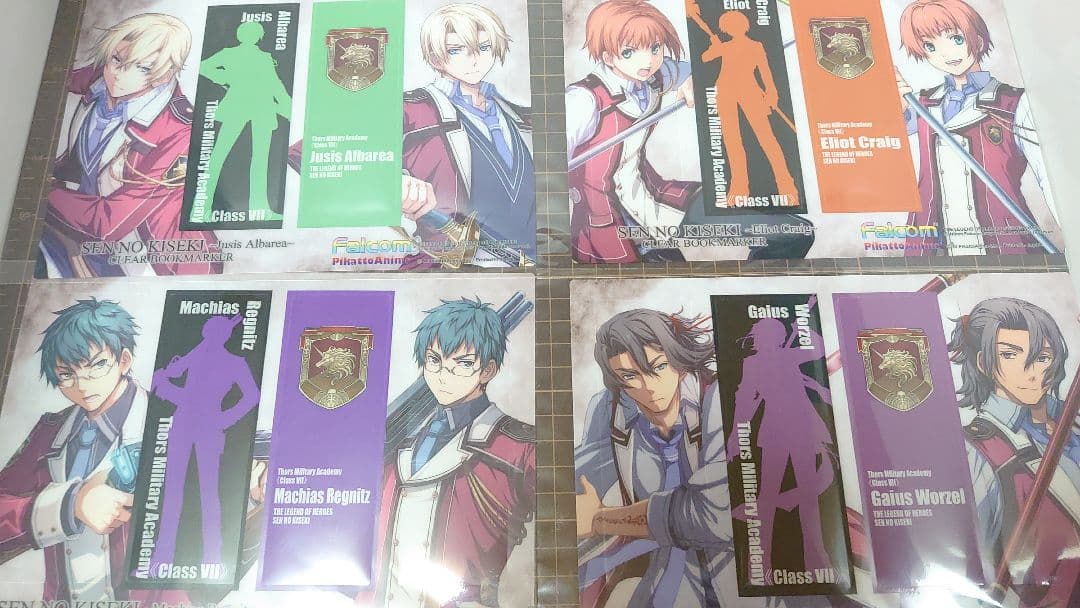 ファルコム 軌跡シリーズ 閃の軌跡 非売品 クリアしおり 全12種セット