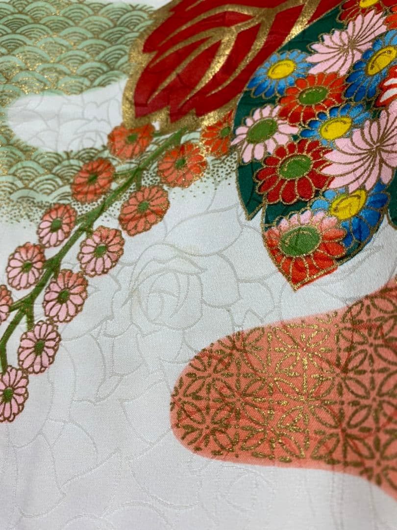 No.179アンティーク子供着物正絹クリーニング済み着丈93センチ裄丈46センチ