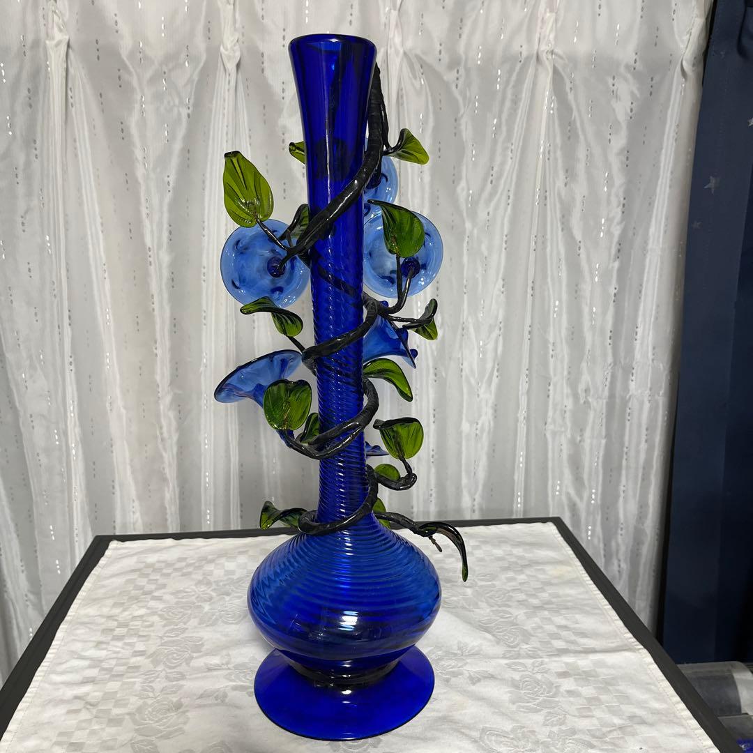 琉球ガラス　装飾花瓶