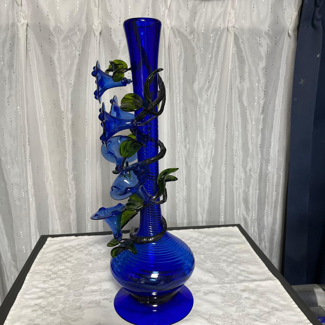 琉球ガラス　装飾花瓶