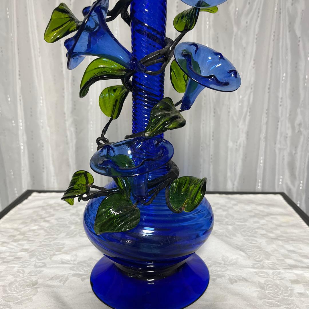 琉球ガラス　装飾花瓶