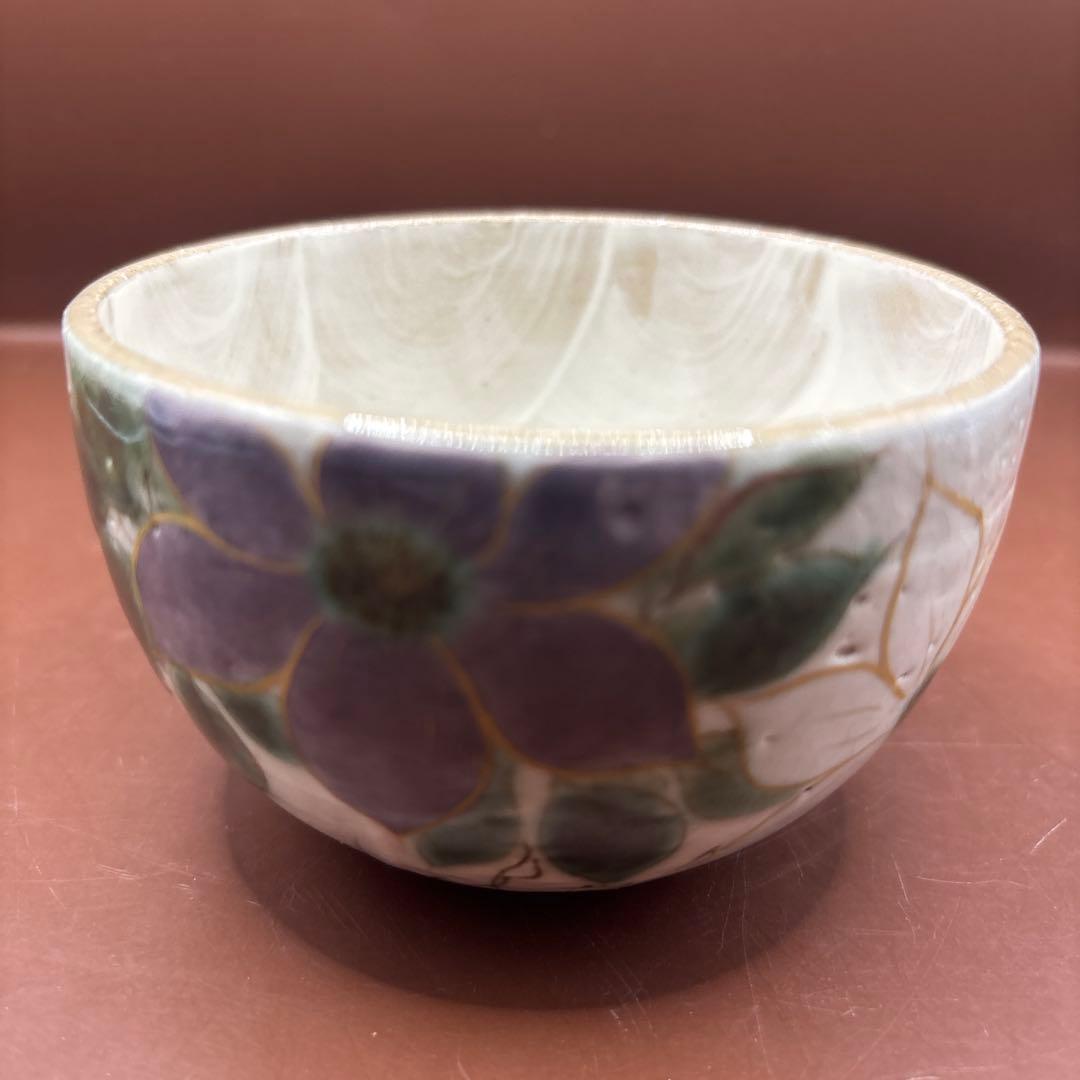 京焼　清水焼　陶あん　マグカップ　コーヒーカップ　テッセン　鉄線花