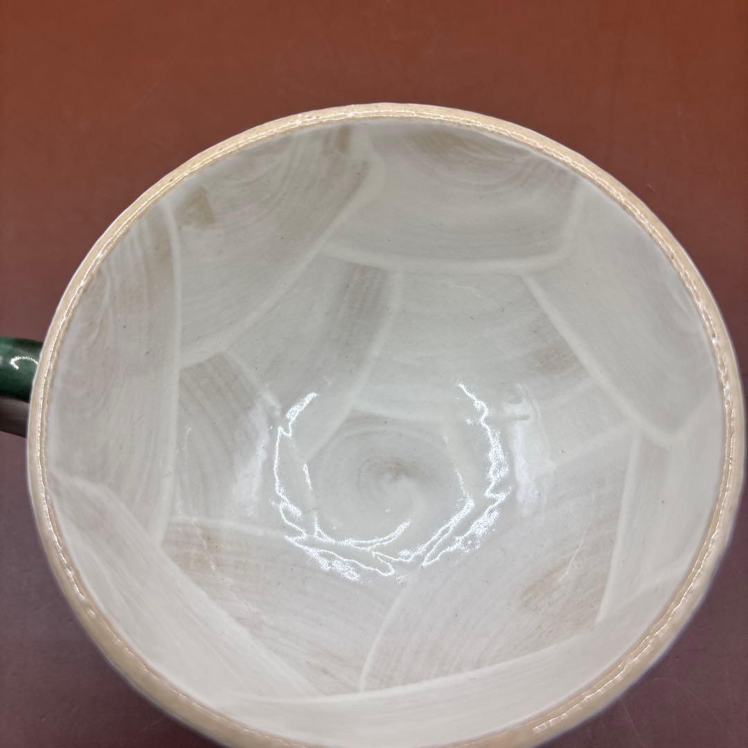 京焼　清水焼　陶あん　マグカップ　コーヒーカップ　テッセン　鉄線花