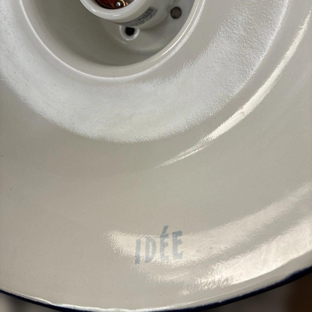 限定【IDEE】PORCELAIN ENAMELED IRON LAMPNAVY