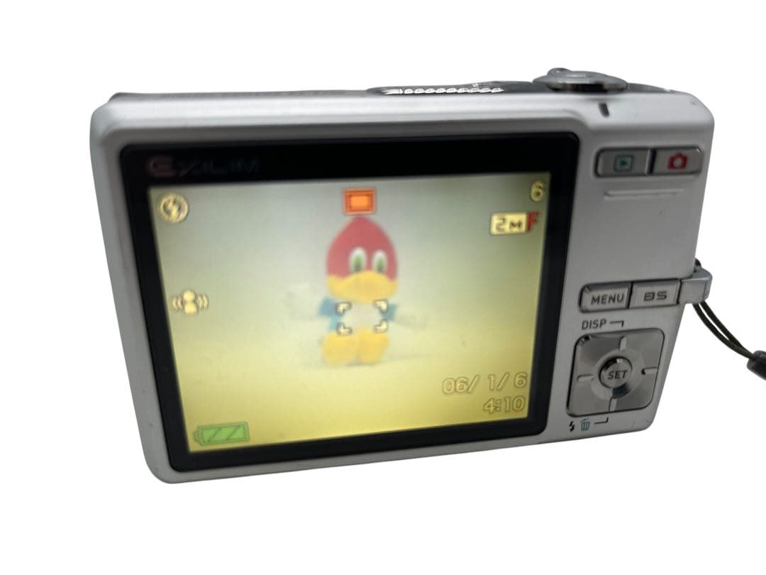 動作品 CASIO EXILIM EX-Z700 シルバー デジカメ コンパクト
