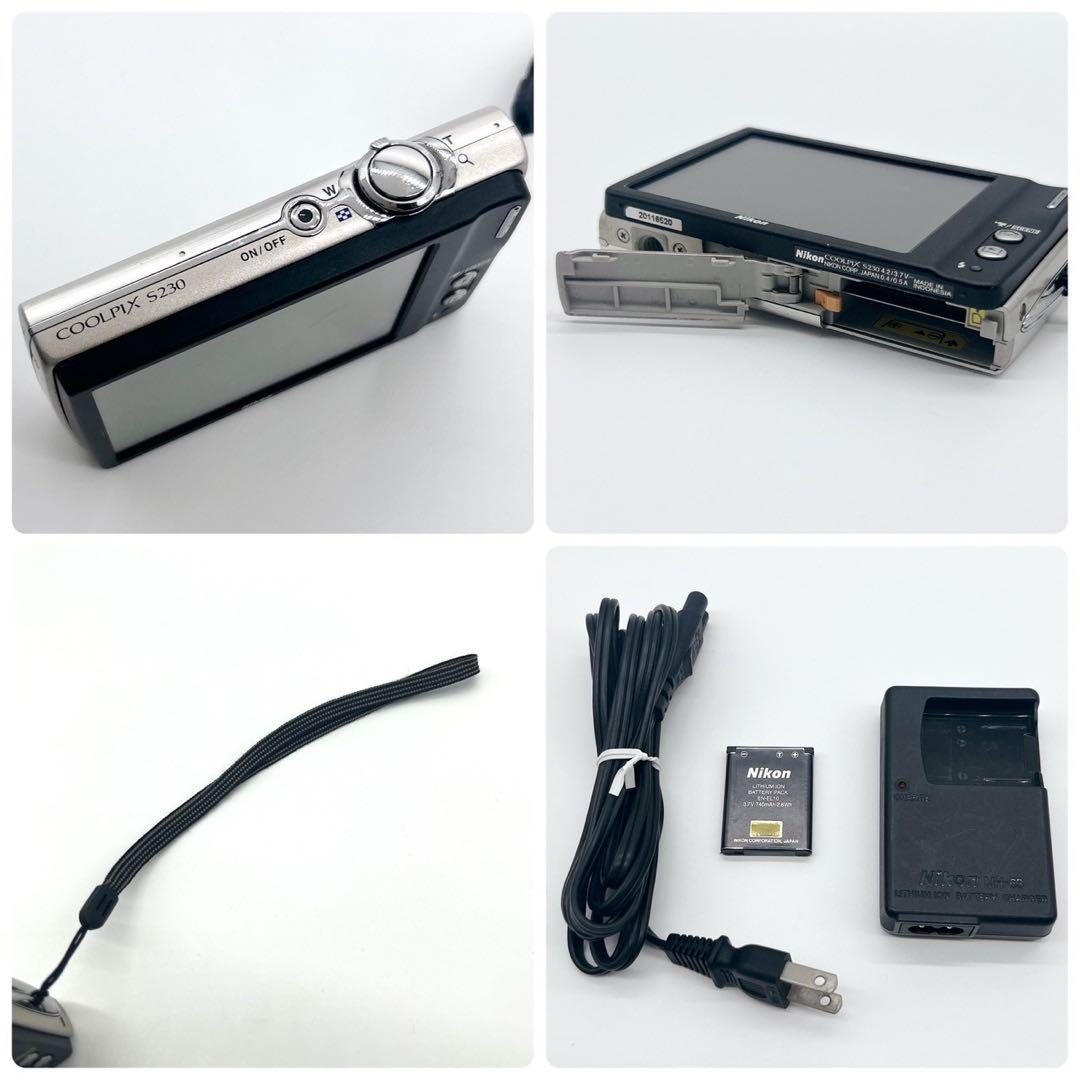 Nikon ニコン COOLPIX S230 シルバー デジカメ
