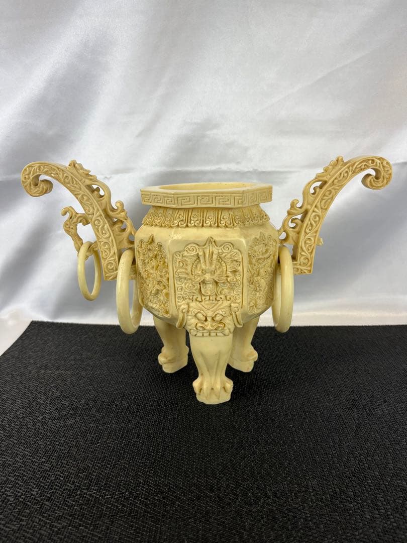 大香炉 オブジェ 中国工芸品 389
