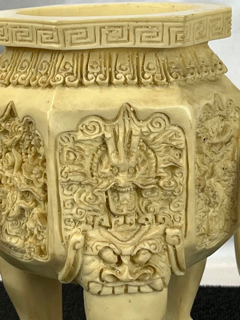 大香炉 オブジェ 中国工芸品 389