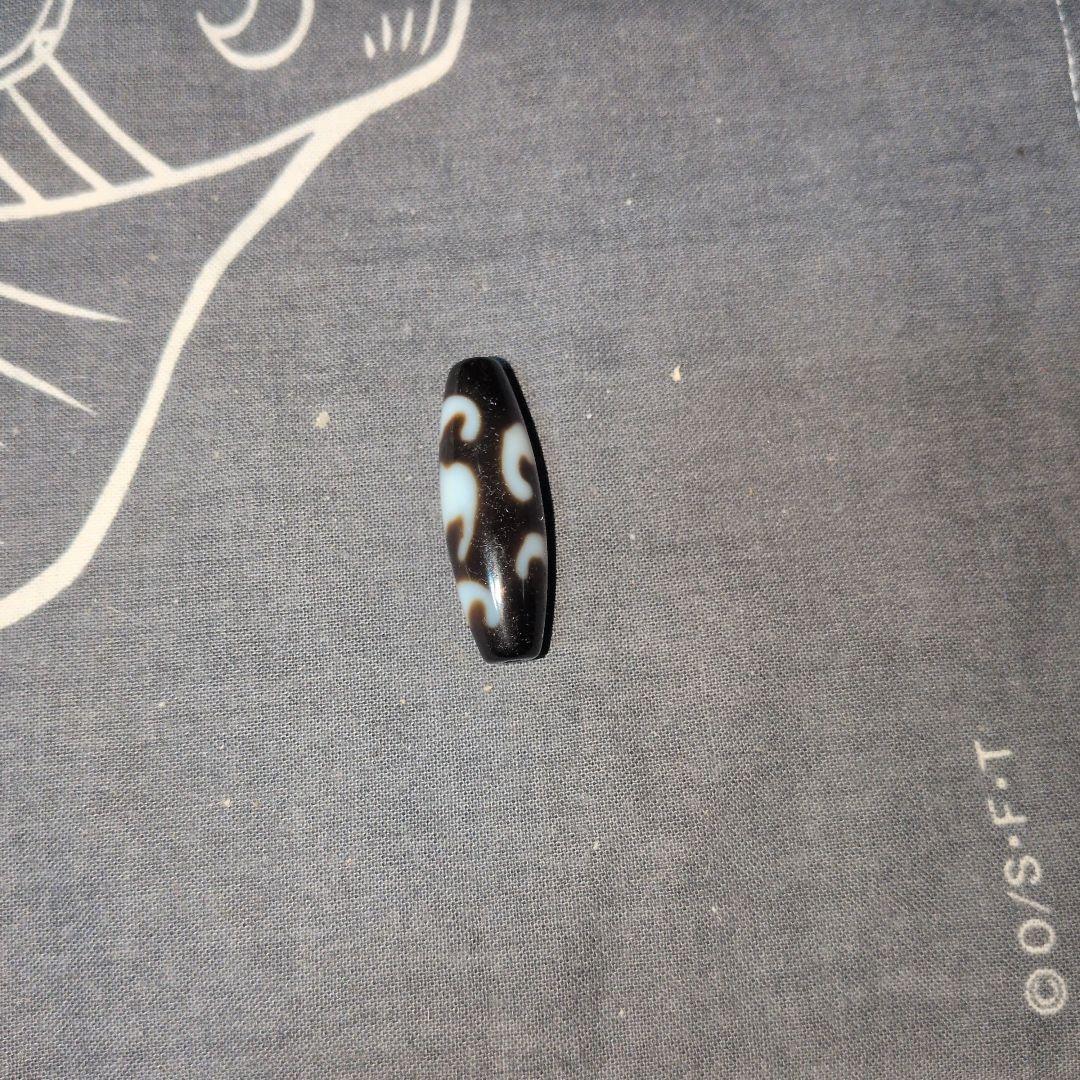 黒地　白地　五福臨門天珠セット売り