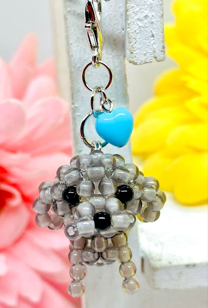 ☆専用品☆ヨークシャテリアのチャーム③☆ビーズマスコット☆G☆キーホルダー☆