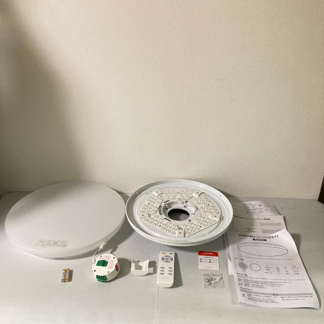 SwitchBot LEDシーリングライト 8畳 Alexa W2612240