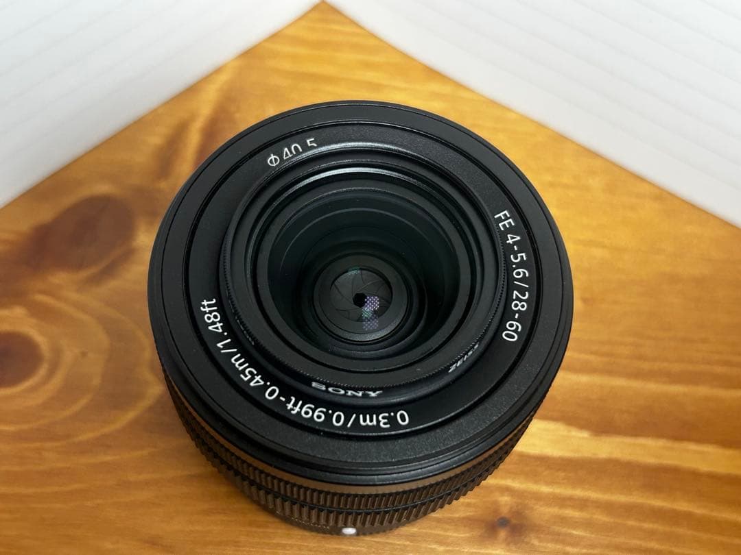 【美品】SONY FE 28-60mm F4-5.6標準ズームレンズ Eマウント