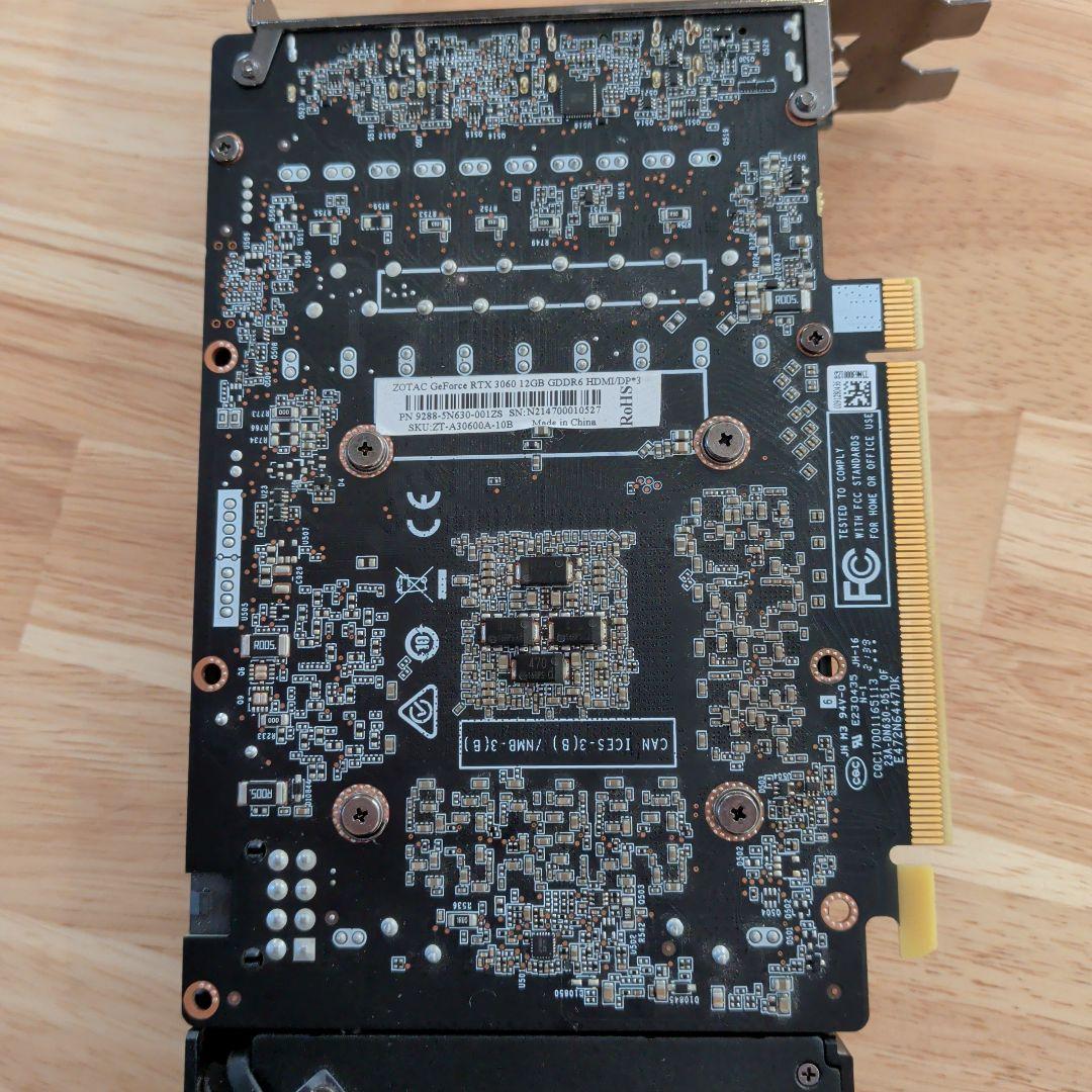 【ジャンク】ZOTAC GeForce RTX3060