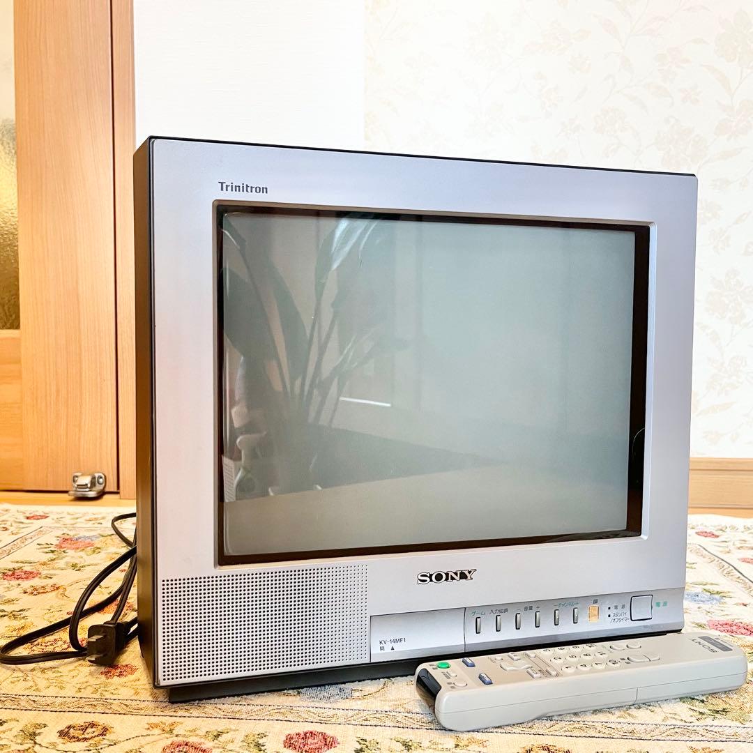 SONY トリニトロン　テレビ　KV-14MF1 2000年製　リモコン付