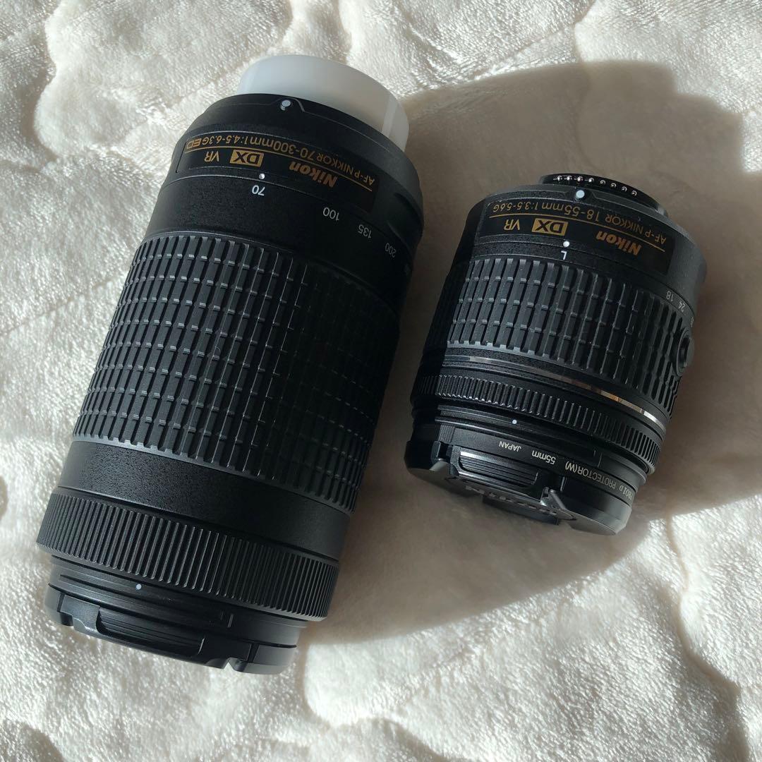 【美品】Nikon D3500 デジタル一眼レフ レンズ2台付