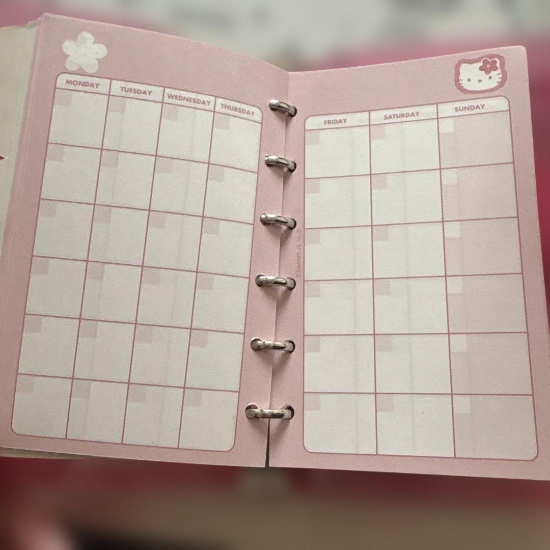 HELLOKITTY手帳、スケジュール帳、バインダー
