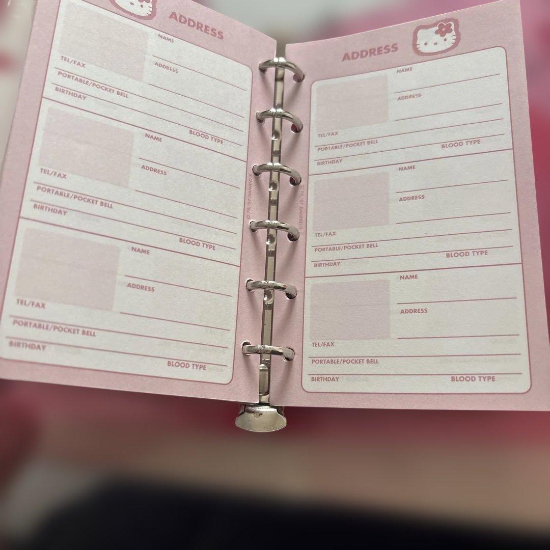 HELLOKITTY手帳、スケジュール帳、バインダー