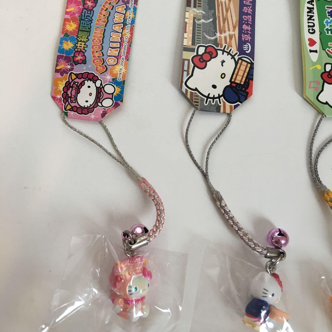 【希少】ご当地キティ ストラップ 4個セット　まとめ売り
