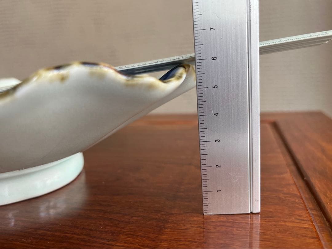 福泉窯　ツワ型　吹墨うさぎ　大皿　1点