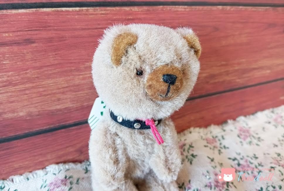 ハンドメイド アンティーク風こぐまちゃん鼻茶
