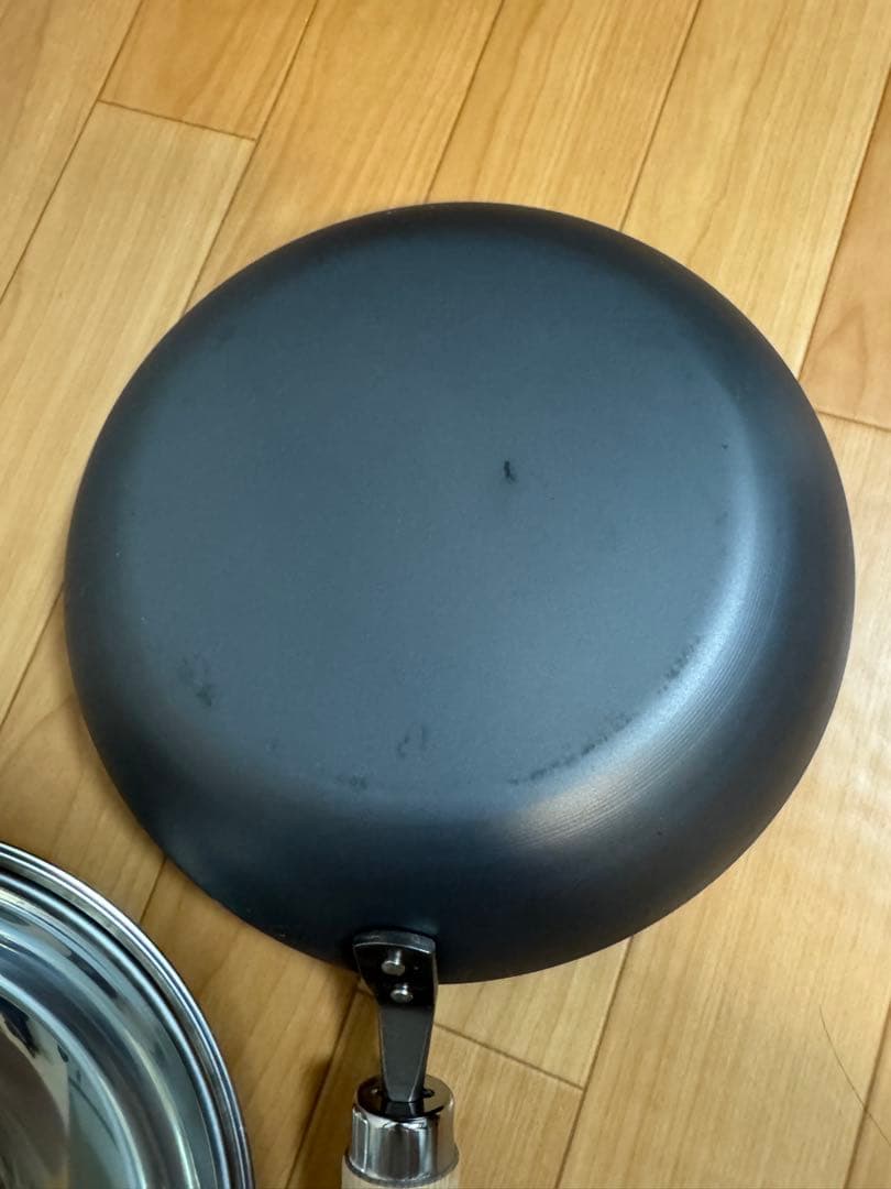 未使用　リバーライト 28cm フライパン 蓋付き ガス・IH対応