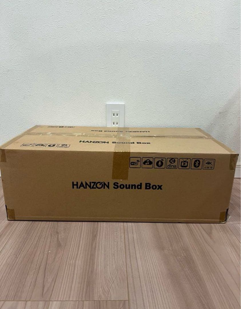 HANZON サウンドボックス 無線マイク2本付き　自宅用カラオケ