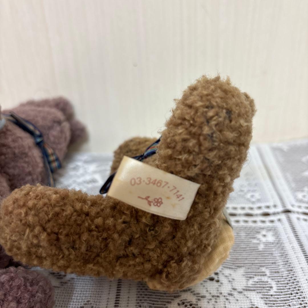 マニー　うさぎとくまのぬいぐるみ