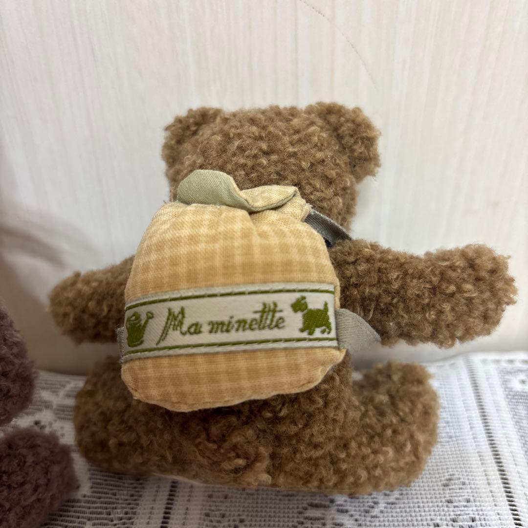 マニー　うさぎとくまのぬいぐるみ