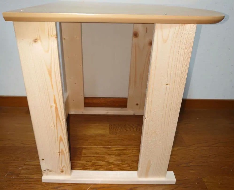 【累積228台目】パチスロを置く台・1台用シンプルスタンド★前後に長いタイプ①