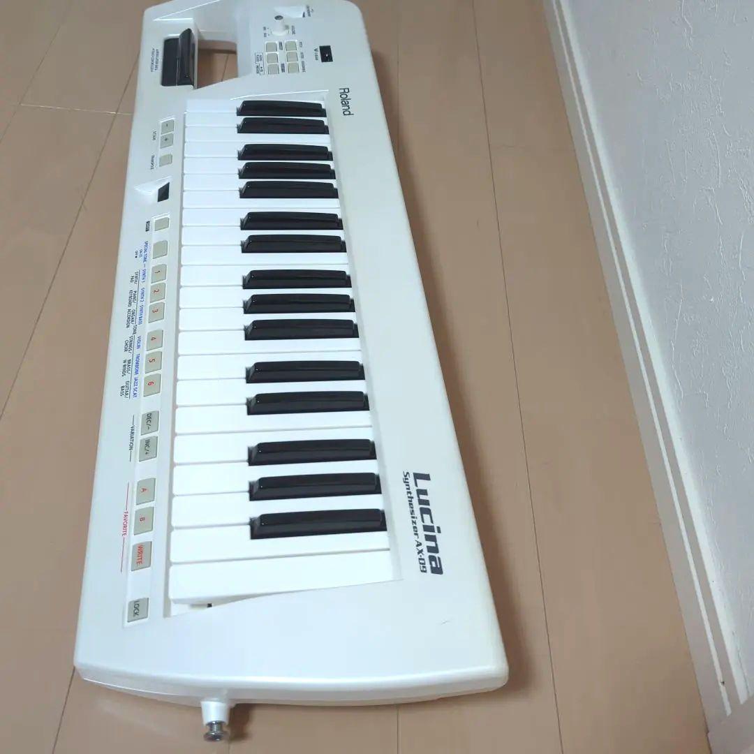 Roland Lucina AX-09 パールホワイト　バッグ、付属品あり