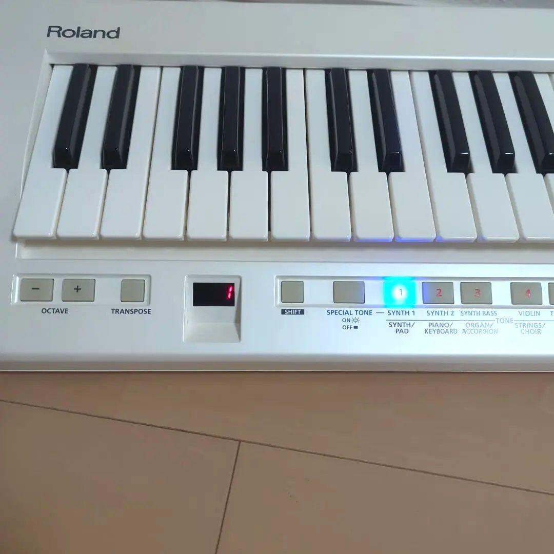 Roland Lucina AX-09 パールホワイト　バッグ、付属品あり