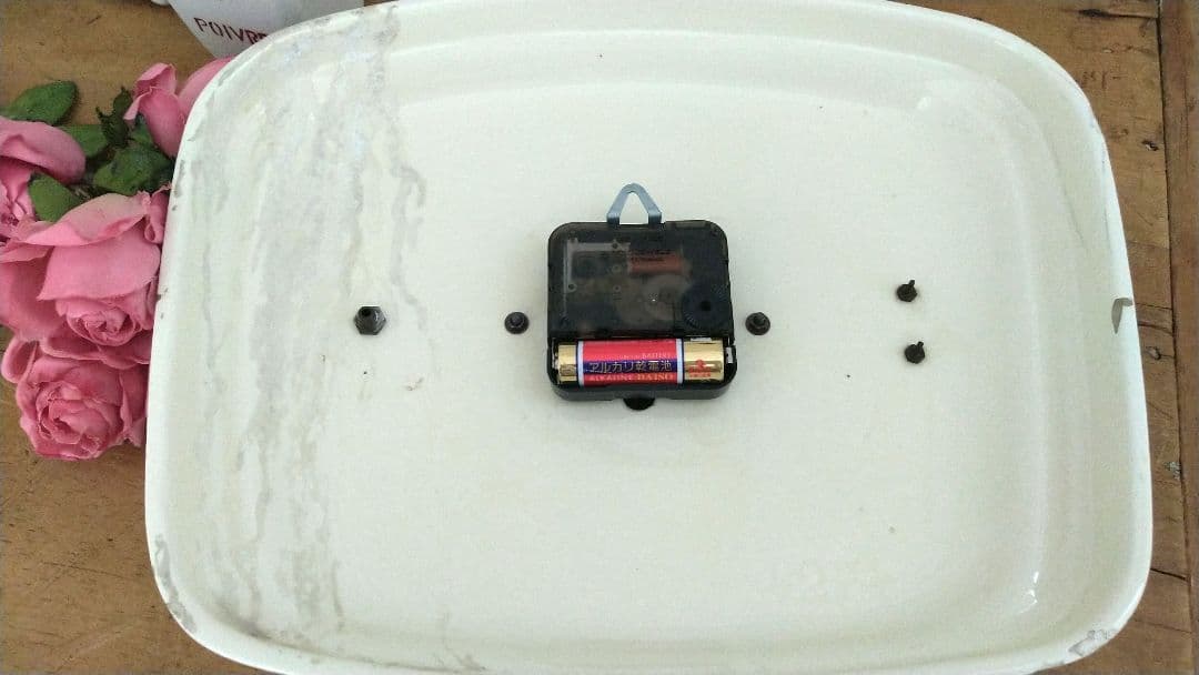 ✩.*˚⬇売り切りアンティークSMI陶器の壁掛け時計
