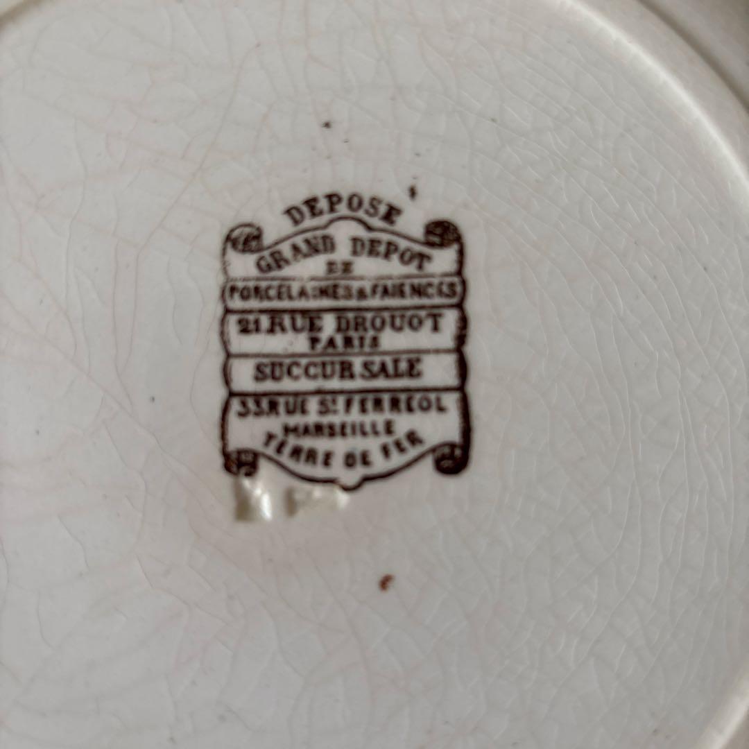 ⭐️フランスアンティーク⭐️エミールブルジョワ⭐️グランデポ⭐️ディナープレート⭐️