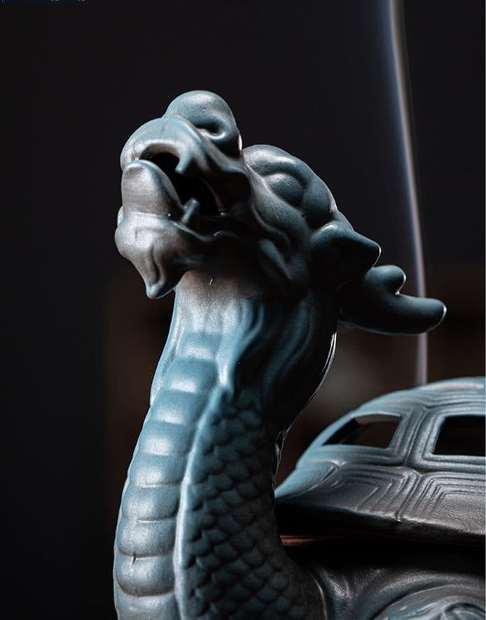 竜亀香炉 鎮宅 辟邪 開運 風水 招財 工芸品 美術品 置物