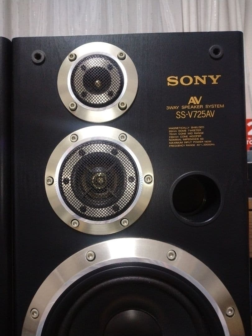 美品　■SONY　SS-V725AV　3ウェイスピーカーペア