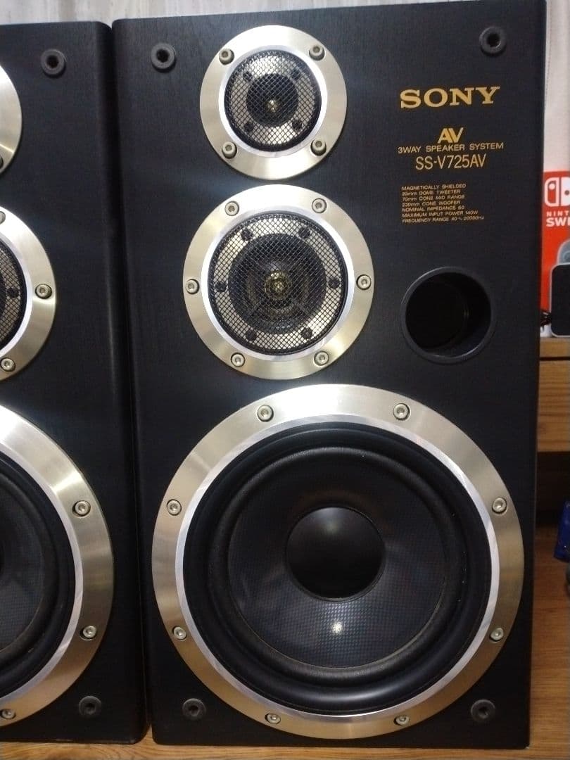 美品　■SONY　SS-V725AV　3ウェイスピーカーペア