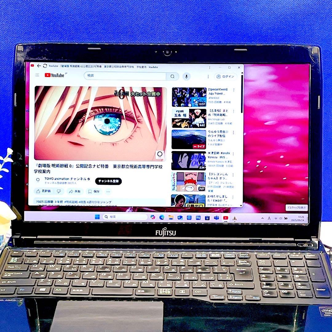 Windows11✨たっぷり保存❣️大容量1TB✨ノートパソコン カメラ付き