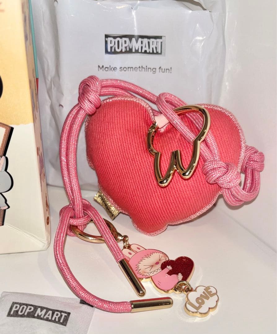 ラブブ PIN FOR LOVE キーリング ハート シークレット