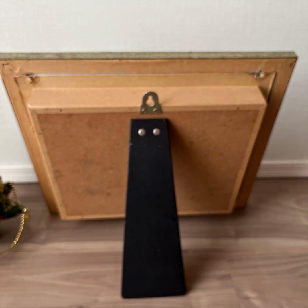 クリスマスアート：ピーターラビット　3Dアート額入り