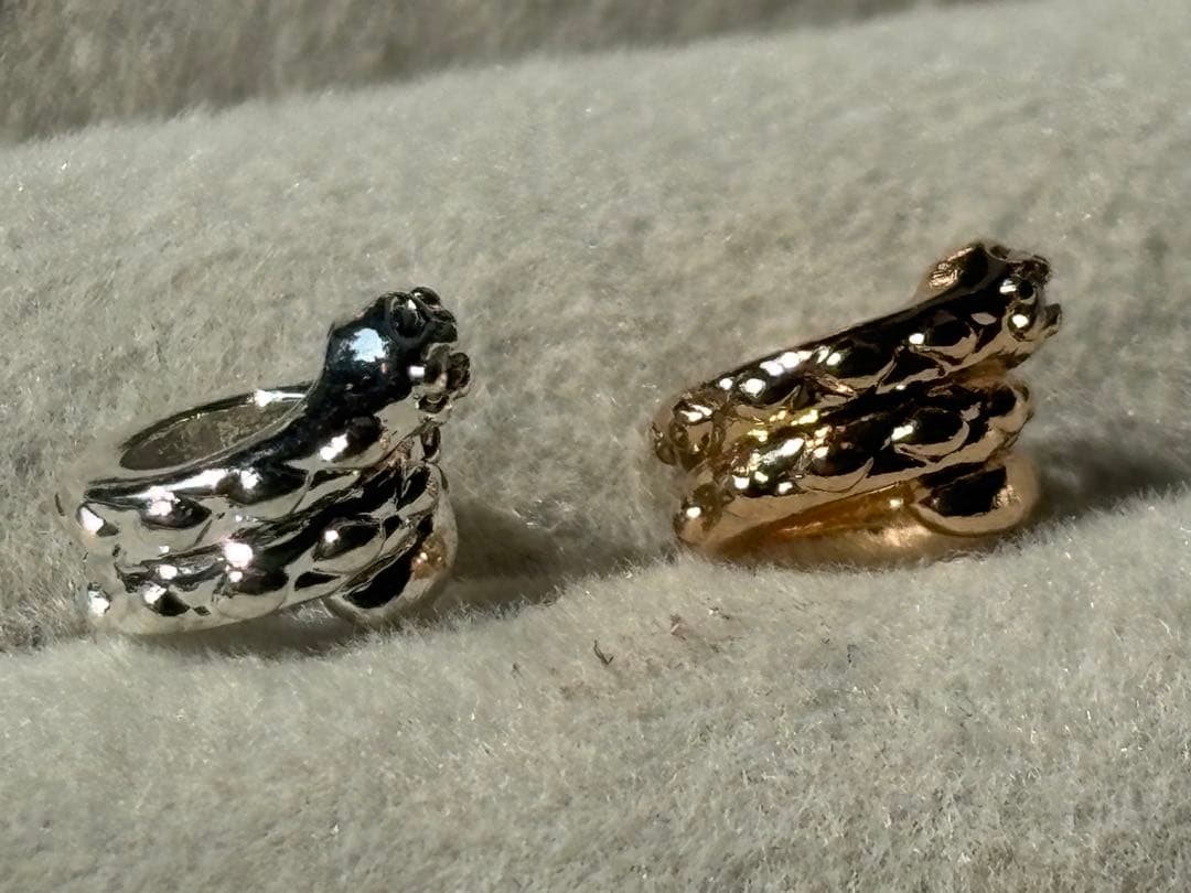 新商品！　ロンデル　金属パーツ　シルバー　ゴールド　ハンドメイド　ばら売り